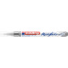 Marker akrylowy e-5300 EDDING, 1-2 mm, matowe srebro