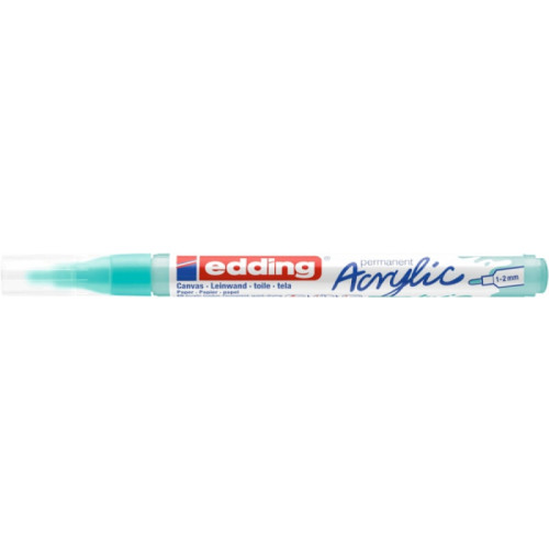 Marker akrylowy e-5300 EDDING, 1-2 mm, matowy głęboki turkus