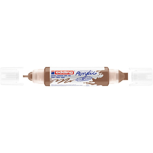 Marker akrylowy 3D e-5400 EDDING, podwójny, 2-3 mm, 5-10 mm, leszczyna