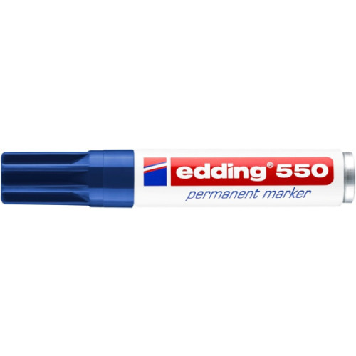 Marker permanentny e-550 EDDING, 3-4 mm, niebieski