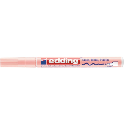 Marker olejowy połyskujący e-751 EDDING, 1-2 mm, pastelowy róż