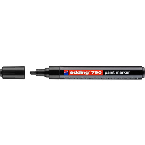 Marker olejowy e-790 EDDING, 2-3mm, czarny