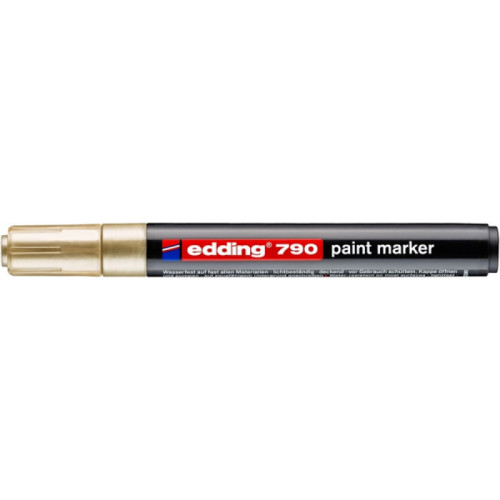 Marker olejowy e-790 EDDING, 2-3mm, złoty