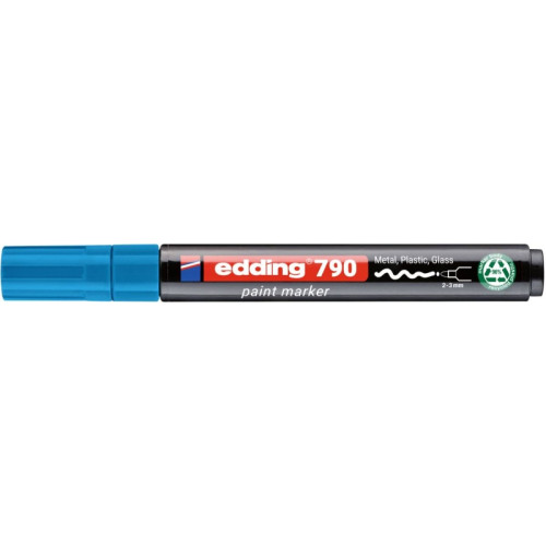 Marker olejowy e-790 EDDING, PCR, jasnoniebieski