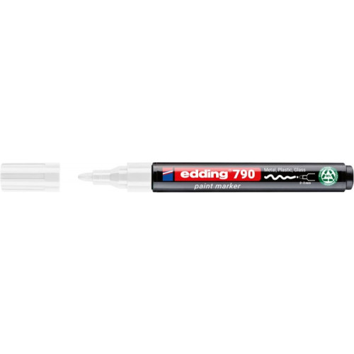Marker olejowy e-790 EDDING, PCR, biały