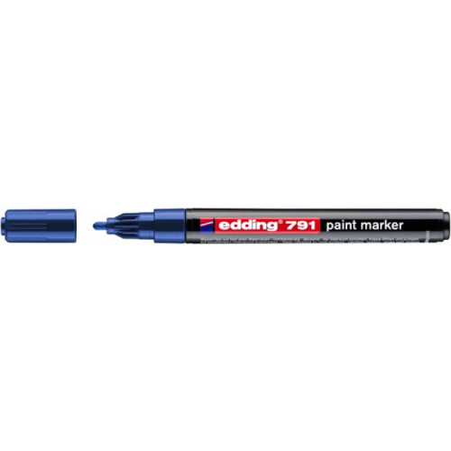 Marker olejowy e-791 EDDING, 1-2mm, niebieski