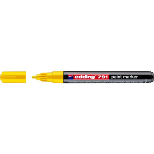 Marker olejowy e-791 EDDING, 1-2mm, żółty