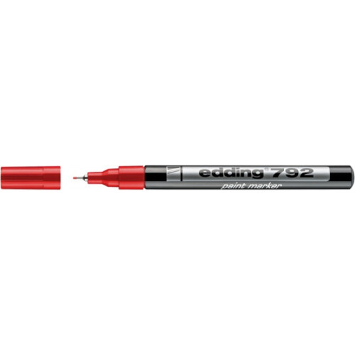 Marker olejowy e-792 EDDING, 0,8mm, czerwony