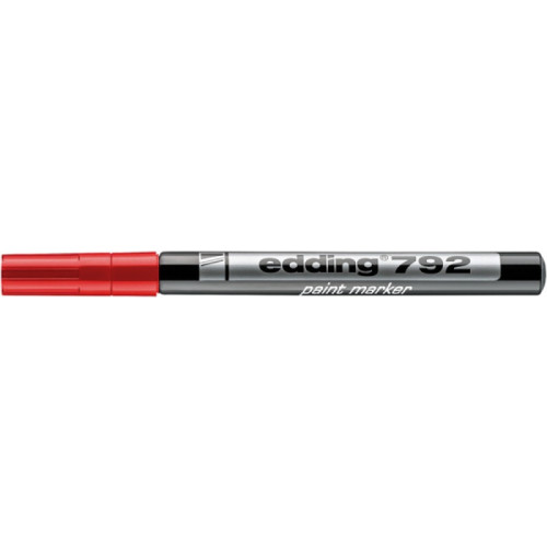 Marker olejowy e-792 EDDING, 0,8mm, czerwony