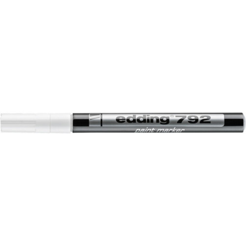 Marker olejowy e-792 EDDING, 0,8 mm, biały