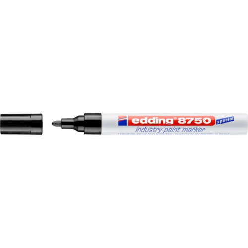 Marker olejowy przemysłowy e-8750 EDDING, 2-4 mm, czarny