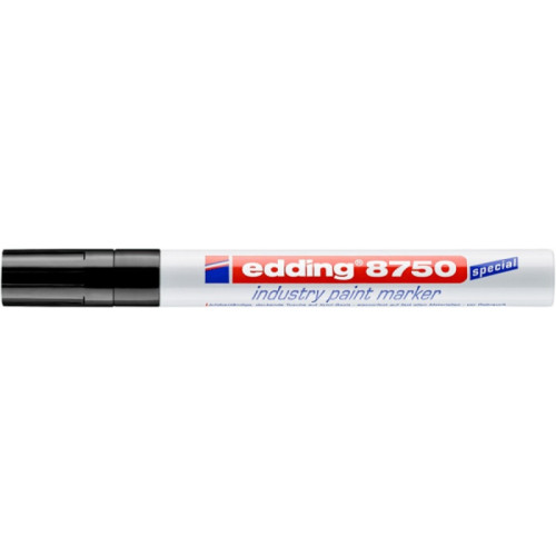 Marker olejowy przemysłowy e-8750 EDDING, 2-4 mm, czarny