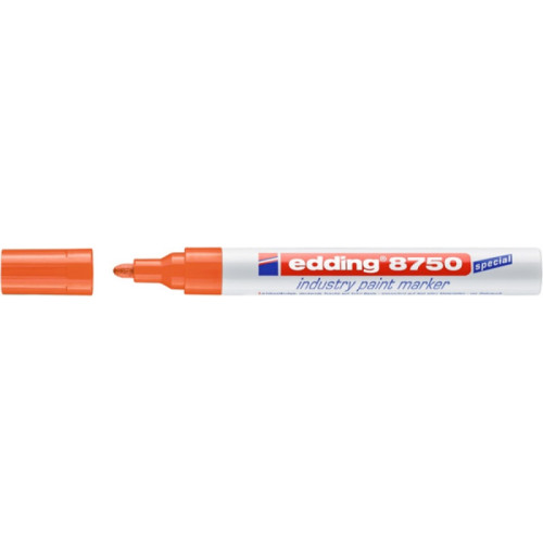 Marker olejowy przemysłowy e-8750 EDDING, 2-4 mm, pomarańczowy