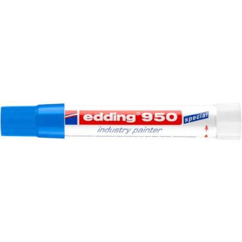 Marker przemysłowy w paście e-950 EDDING, 10mm, niebieski
