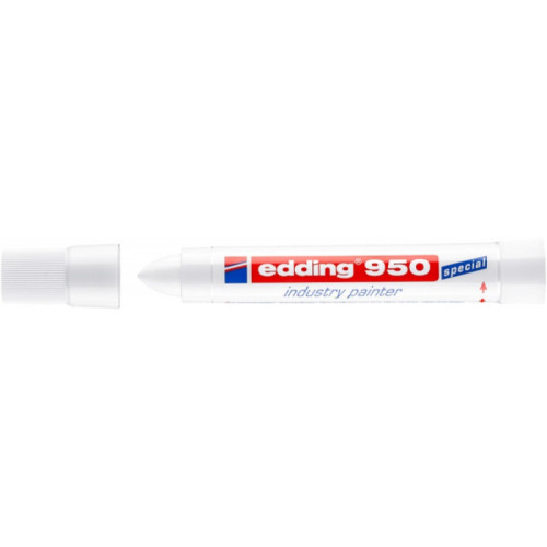 Marker przemysłowy w paście e-950 EDDING, 10mm, biały