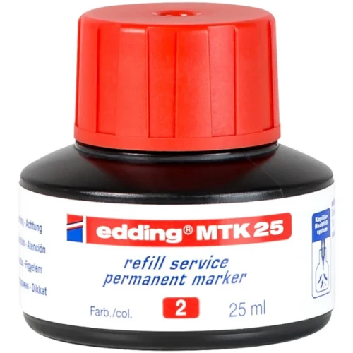 Tusz do uzupełniania markerów permanentnych e-MTK 25 EDDING, czerwony