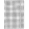 Teczka z gumką DONAU, karton, A4, 400gsm, 3-skrz., biała w kratę