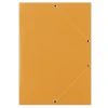 Teczka z gumką DONAU, karton, A4, 400gsm, 3-skrz., pomarańczowa