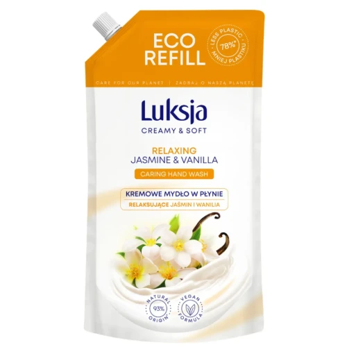 Kremowe mydło w płynie LUKSJA, jaśmin, zapas 900ml
