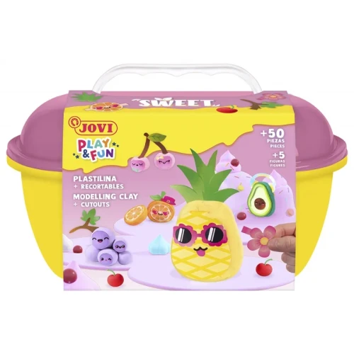 Zestaw plasteliny JOVI Play&Fun, owoce