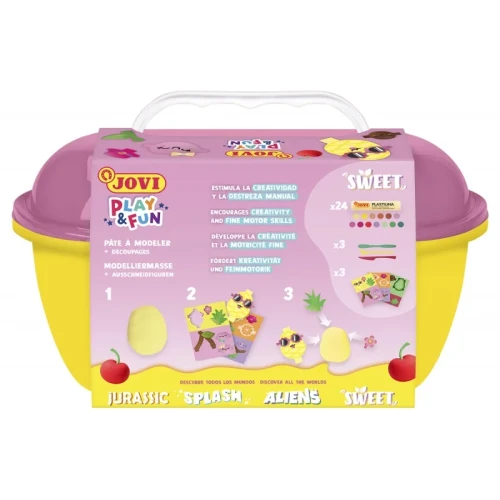 Zestaw plasteliny JOVI Play&Fun, owoce