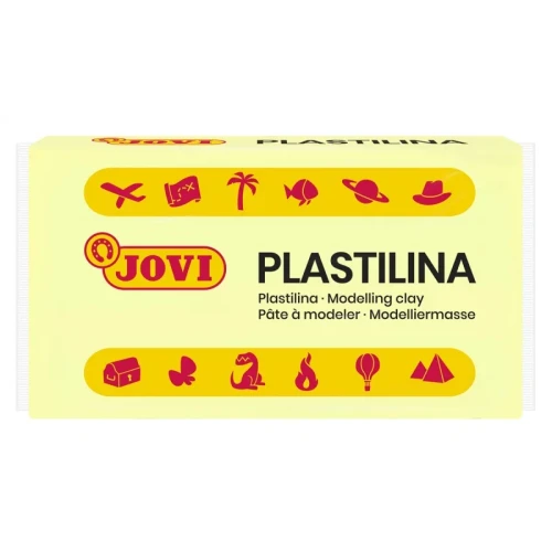 Zestaw plasteliny JOVI, 10x50g, 8 kolorów basic + 2 świecące w ciemności, mix kolorów