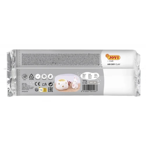 Glina samoutwardzalna JOVI, 500g, biała