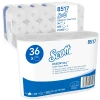 Papier toaletowy SCOTT Essential, 2-warstwowy, 6 rolek x 600 listków, biały