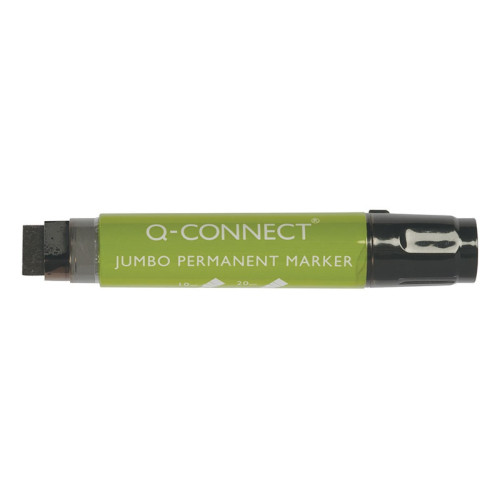Marker przemysłowy Q-CONNECT Jumbo, ścięty, 2-20mm (linia), czarny