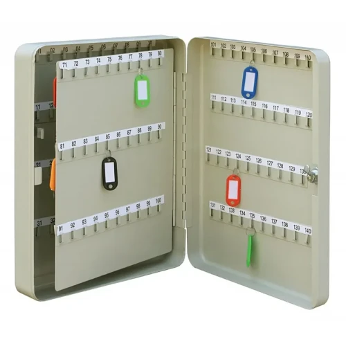 Szafka na klucze Q-CONNECT, na 140 kluczy, 280x370x80mm, szara