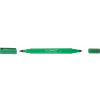 Marker do płyt CD/DVD Q-CONNECT, Dual, 0,4mm i 1 mm (linia), zielony