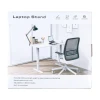 Podstawa pod laptopa z obrotowym podłożem Q-CONNECT, 25,5x28x2,2 cm, czarna