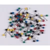 Szpilki Q-CONNECT, 4x20mm, w plastikowym pudełku, 100 szt., mix kolorów