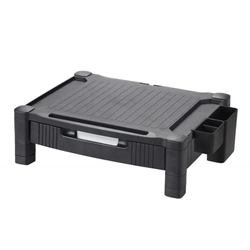 Podstawka pod monitor Q-Connect, 43,4x33,6cm, z regulacją wysokości, czarna