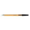 Długopis Q-CONNECT z wymiennym wkładem 0,4mm (linia), czarny