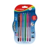 Długopis klasyczny KEYROAD Ball Pen Soft Jet, 0,7 mm, 6 szt, blister, mix kolorów