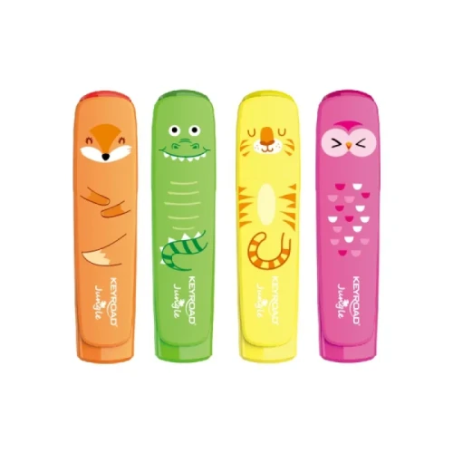 Zakreślacz KEYROAD Fluo Jungle, 1-5 mm, 4 szt., etui, mix kolorów