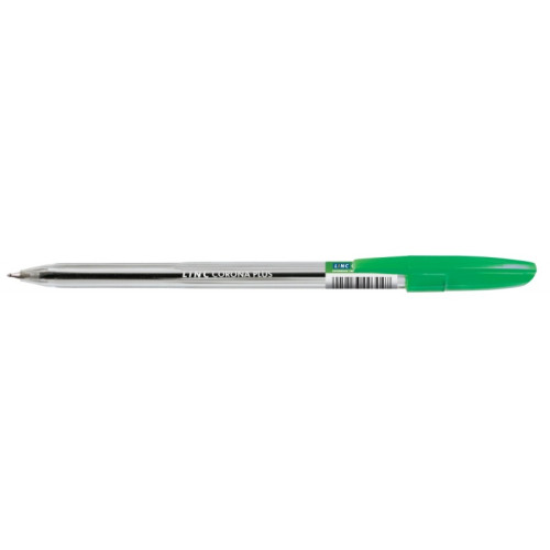 Długopis LINC Corona Plus, śr. kulki 0,7mm, gr. linii 0,3mm, zielony