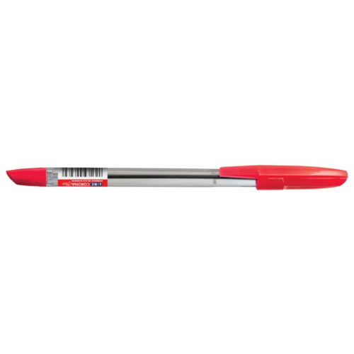 Długopis LINC Corona Plus, śr. kulki 0,7mm, gr. linii 0,3mm, czerwony