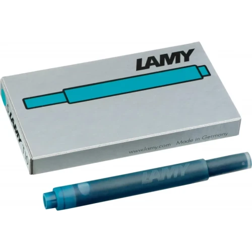 Naboje atramentowe LAMY T10, 5 szt., blister, turkusowy