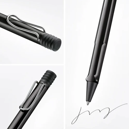 Długopis LAMY Safari 219, M, z czarnym wkładem, czarny