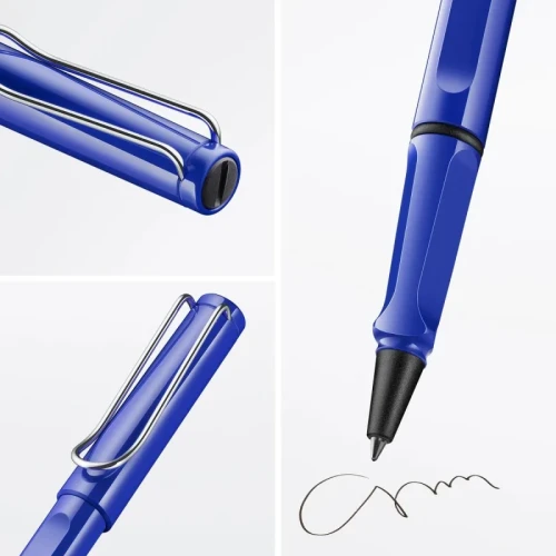 Pióro kulkowe LAMY Safari 314, M, z niebieskim wkładem, niebieski
