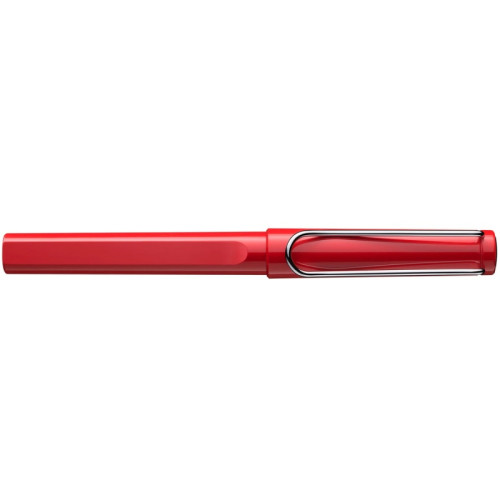 Pióro kulkowe LAMY Safari 316, M, z czarnym wkładem, czerwone