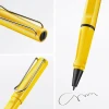Pióro kulkowe LAMY Safari 318, M, z niebieskim wkładem, żółte