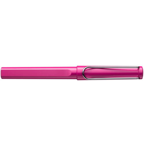 Pióro kulkowe LAMY Safari 313, M, z niebieskim wkładem, różowy