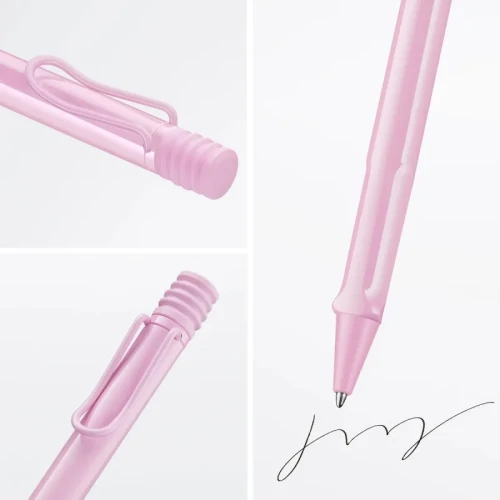 Długopis LAMY Safari 2D2, M, z czarnym wkładem, jasnoróżowy