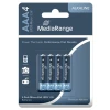 Baterie MEDIARANGE Premium Alkaine, Micro, LR03, 1,5V, blister, 4 szt.