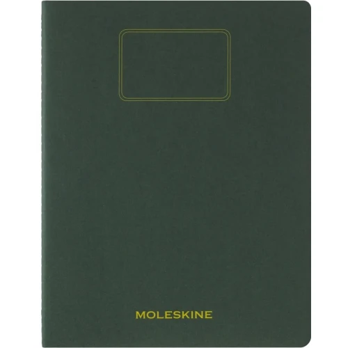 Zeszyt MOLESKINE Student Cahier, XXL, w linie, 21,6x27,9cm, myrtle green