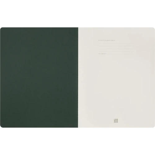 Zeszyt MOLESKINE Student Cahier, XXL, w linie, 21,6x27,9cm, myrtle green