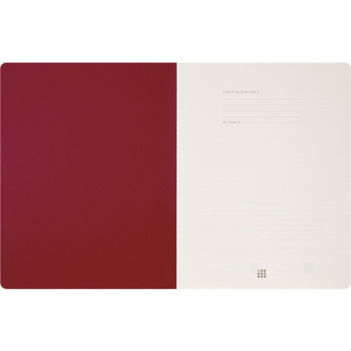 Zeszyt MOLESKINE Student Cahier, XXL, gładki, 21,6x27,9cm, czerwony